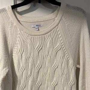 Sonoma L White women’s sweater